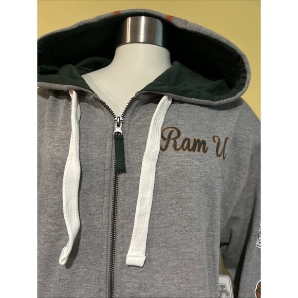 NEW CSU Colorado State Retro Rams Aggies Womens Zip Hoodie Jacket Medium NCAA - Picture 6 of 10